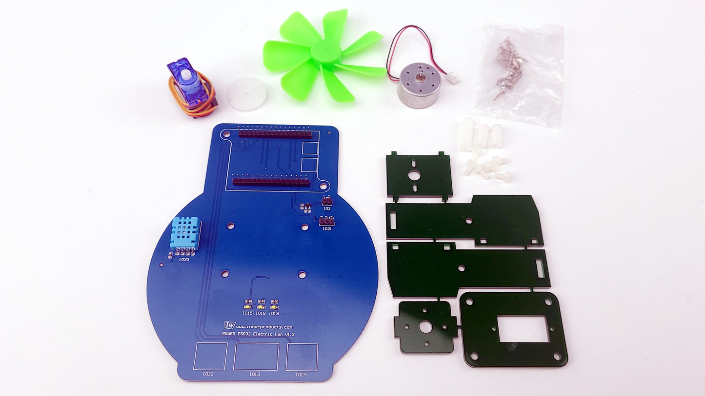 Power ESP32 Smart Fan Model Kit