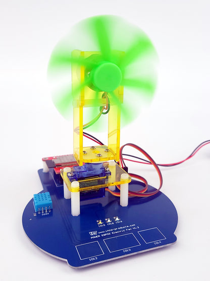 Power ESP32 Smart Fan Model Kit